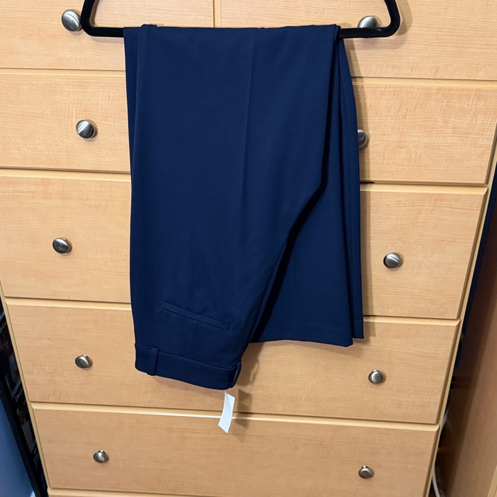 LOFT Navy Peyton Trousers